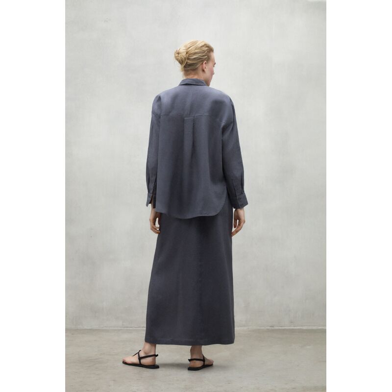 ECOALF DARIAALF LINEN SHIRT WOMAN Storm/Grey