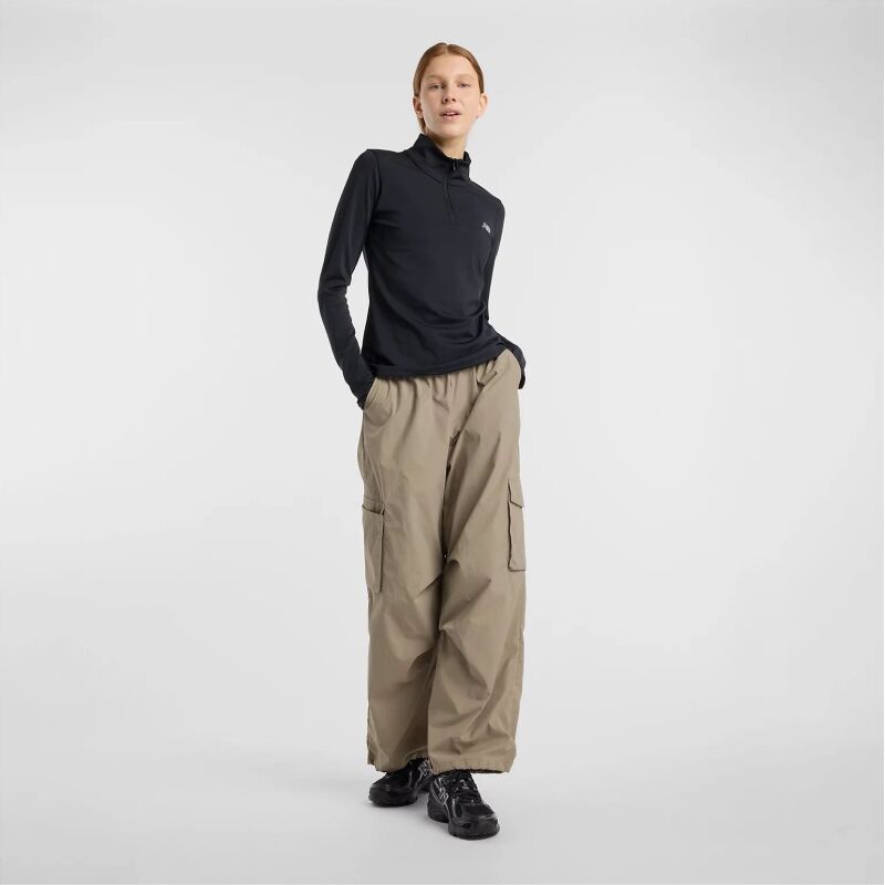 New Balance Script Quarter Zip Black