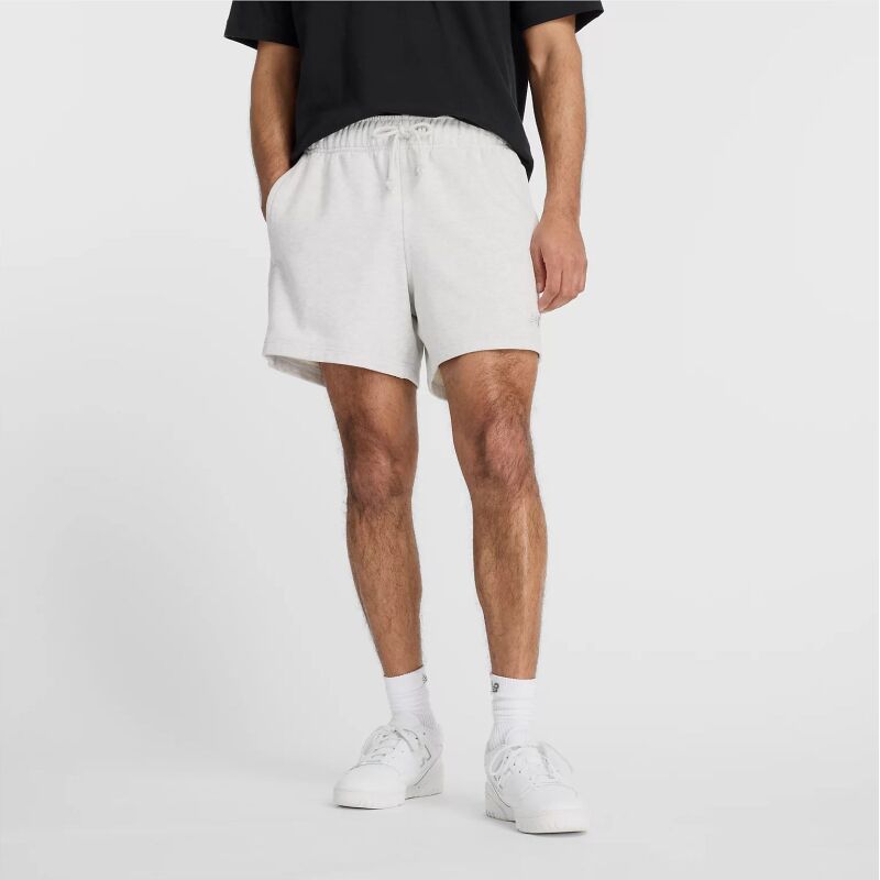 New Balance Athletics French Terry Short 5 Ash Heather
