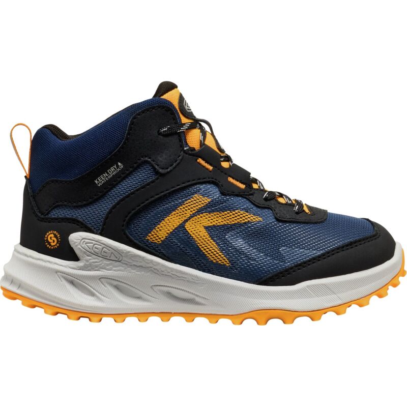 Keen Zionic Mid Wp Big Kids' Naval Academy/Bright Marigold