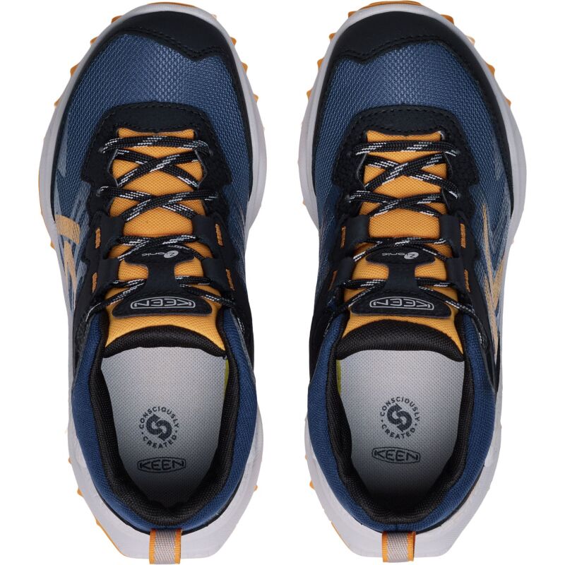 Keen Zionic Mid Wp Big Kids' Naval Academy/Bright Marigold