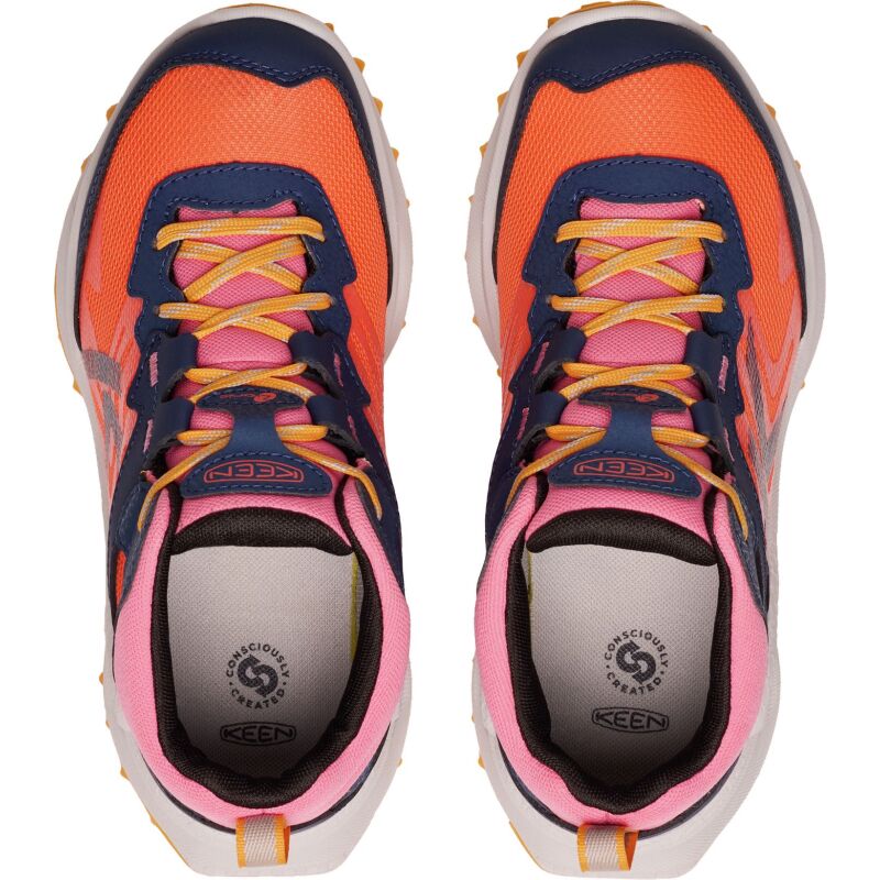 Keen Zionic Mid Wp Big Kid's Naval Academy/Nasturtium