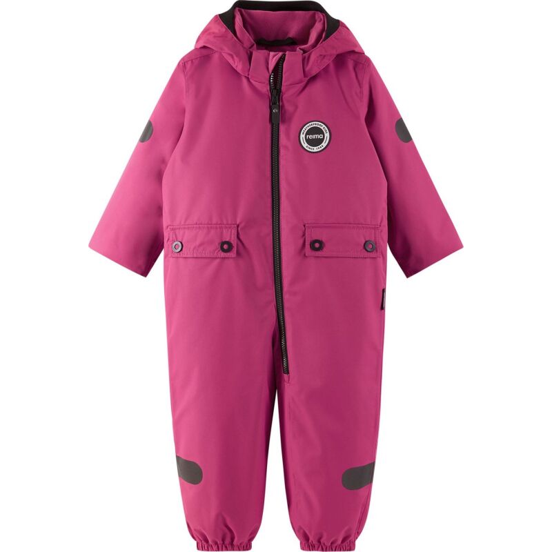 REIMA Marte Mid 5100115A waterproof insulated outdoor jumpsuit Rosy Berry