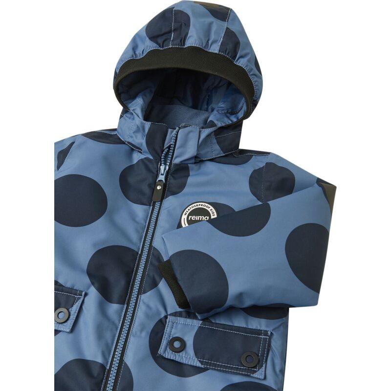 REIMA Marte Mid 5100115B waterproof insulated outdoor jumpsuit Blue Ocean