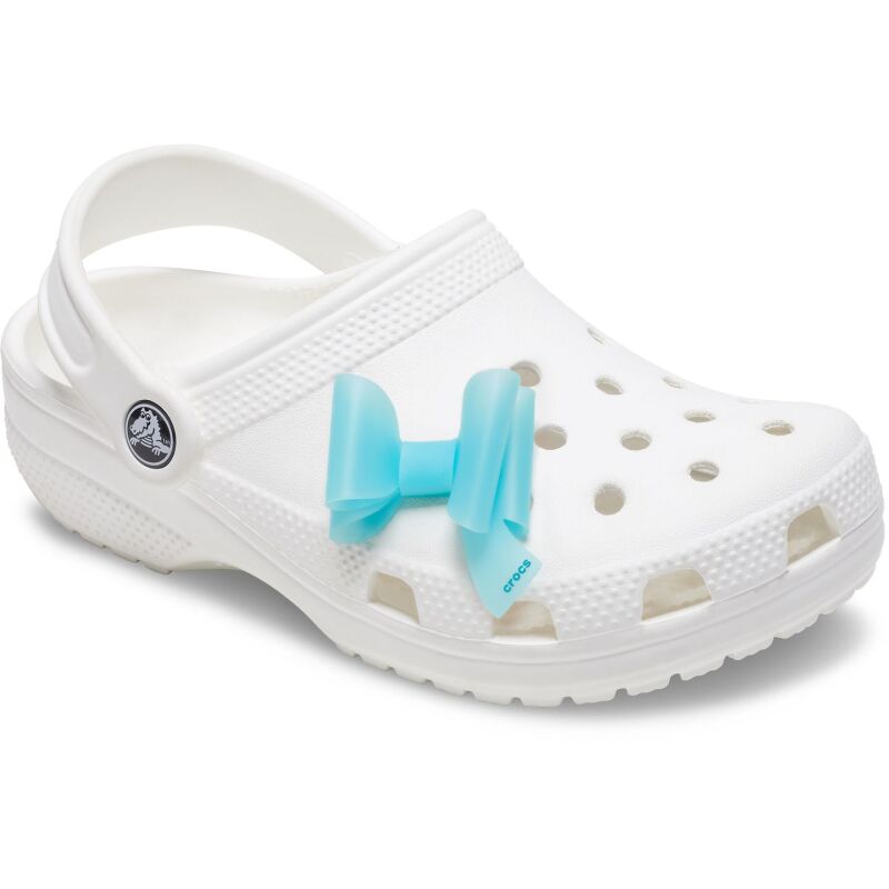Crocs™ Jibbitz Blue Asymmetrical Bow 