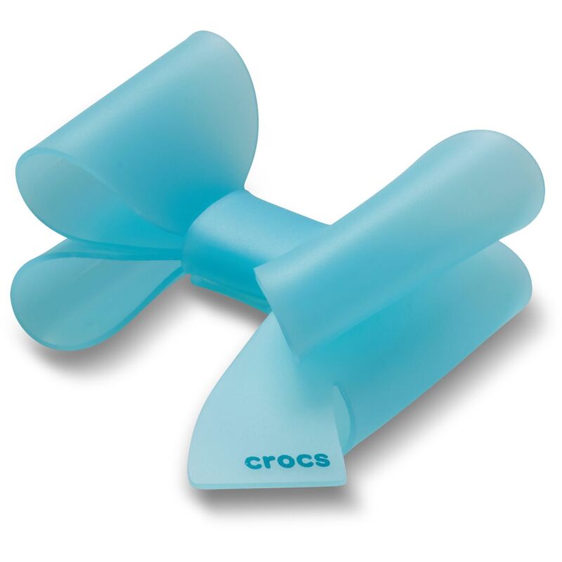 Crocs™ Jibbitz Blue Asymmetrical Bow 