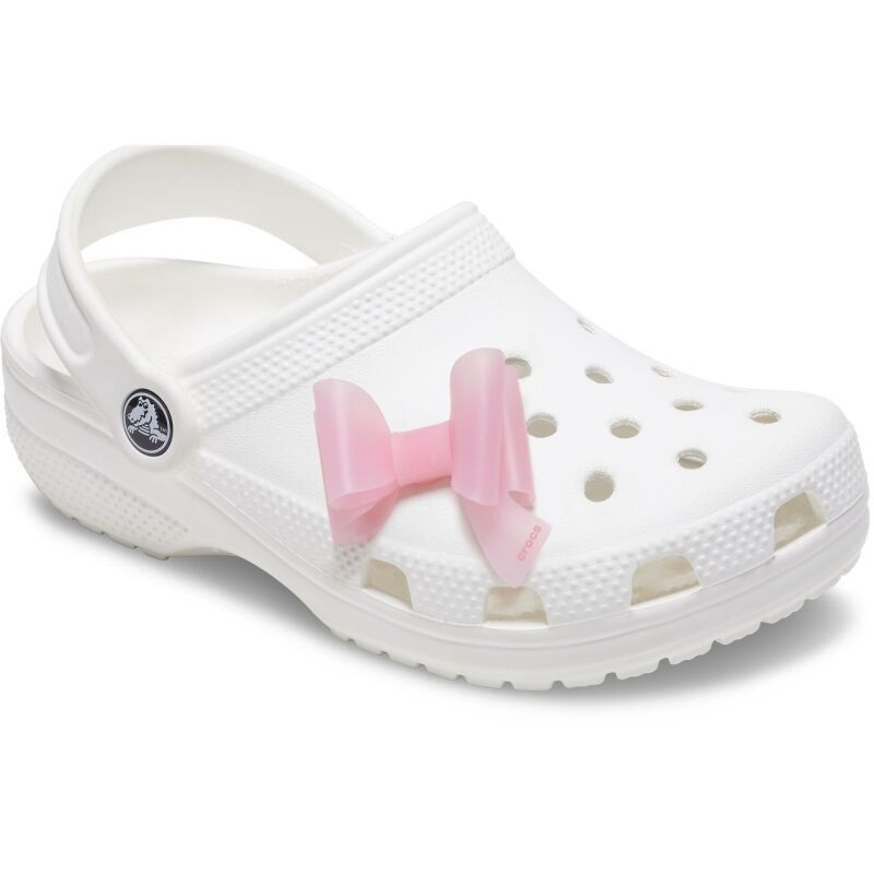 Crocs™ Jibbitz Pink Asymmetrical Bow 