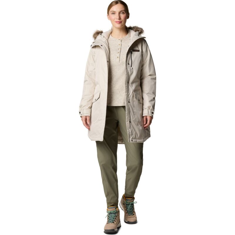 Columbia SUTTLE MOUNTAIN LONG INS JAKET WOMEN'S Dark Stone