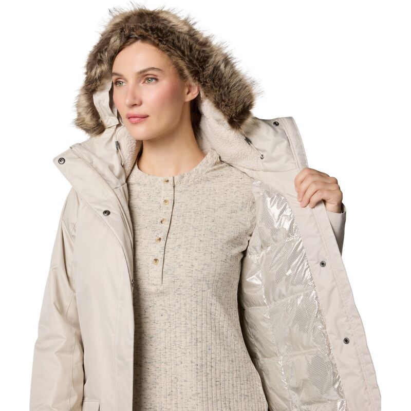 Columbia SUTTLE MOUNTAIN LONG INS JAKET WOMEN'S Dark Stone