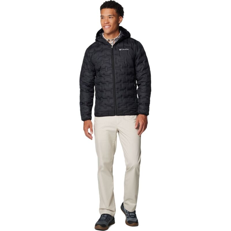 Columbia DELTA RIDGE II DOWN HOODED JACKET Black
