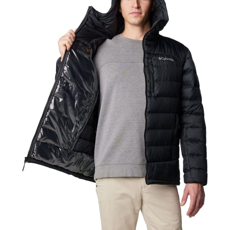 Columbia AUTUMN PARK II DOWN HOODED JACKET Black