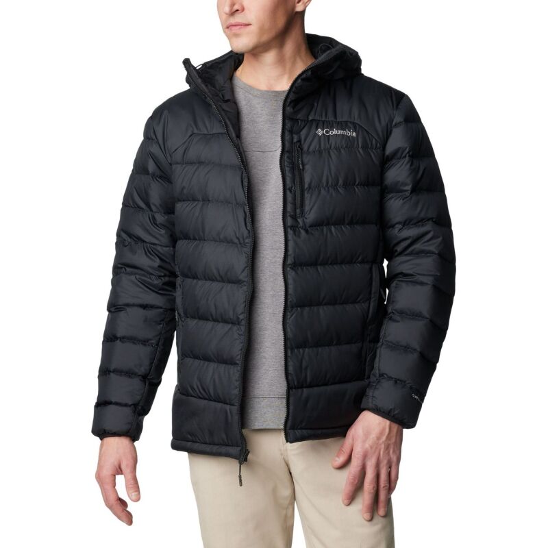 Columbia AUTUMN PARK II DOWN HOODED JACKET Black