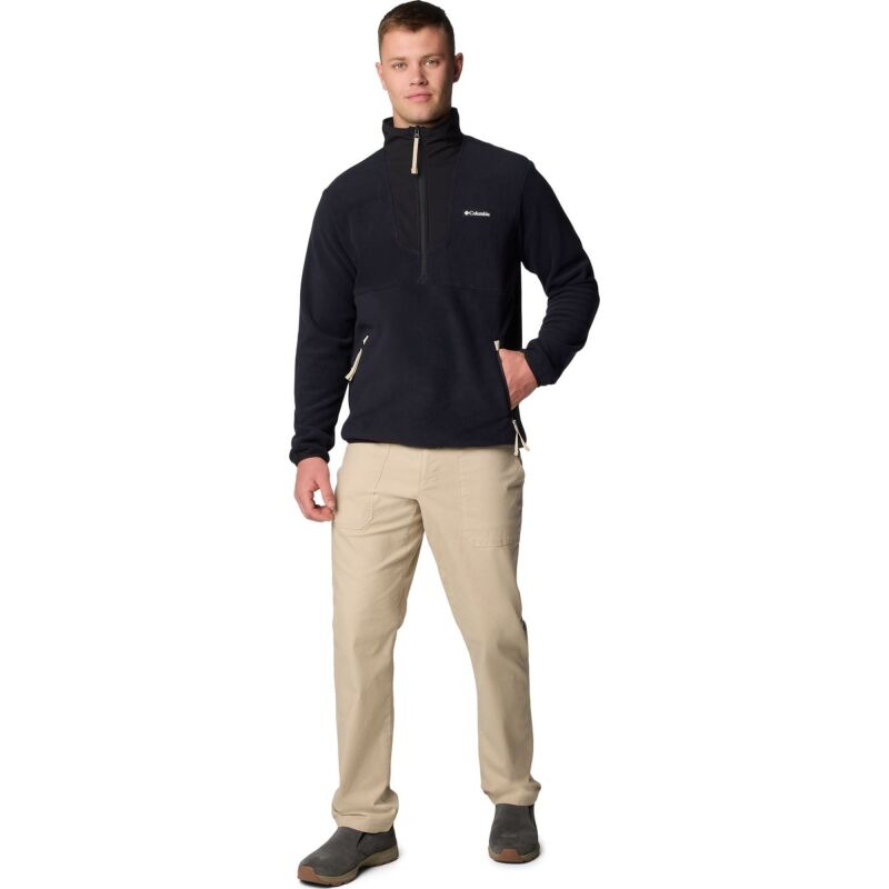 Columbia Sequoia Grove Half Zip Fleece Men's Black/ Black/ Ancient Fossil Pulls