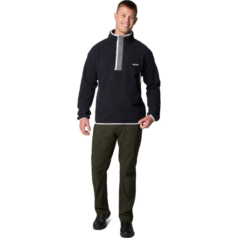 Columbia HELVETIA II HALF SNAP FLEECE MEN'S Black
