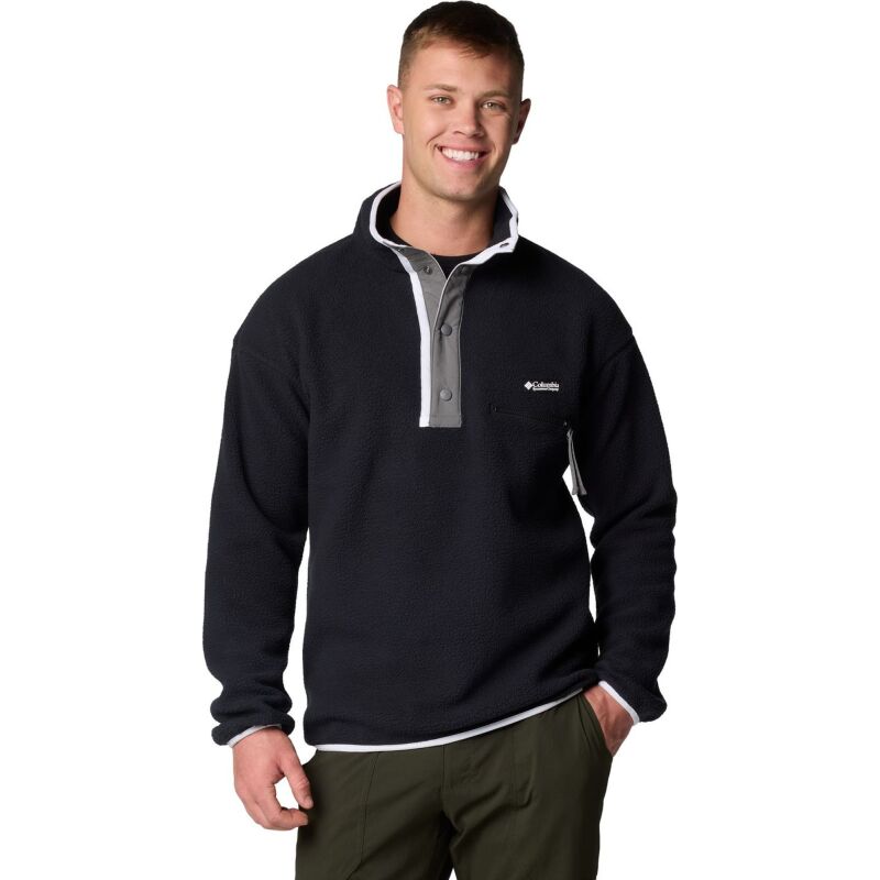 Columbia HELVETIA II HALF SNAP FLEECE MEN'S Black