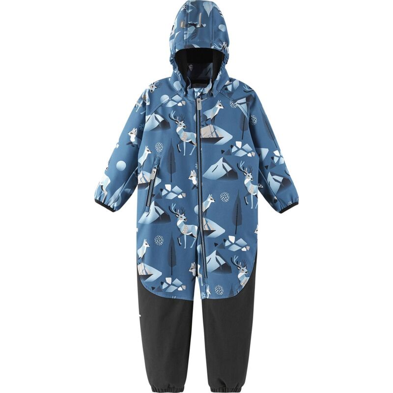 REIMA Toddlers' Softshell Overall Mjosa 5100006D Blue Ocean