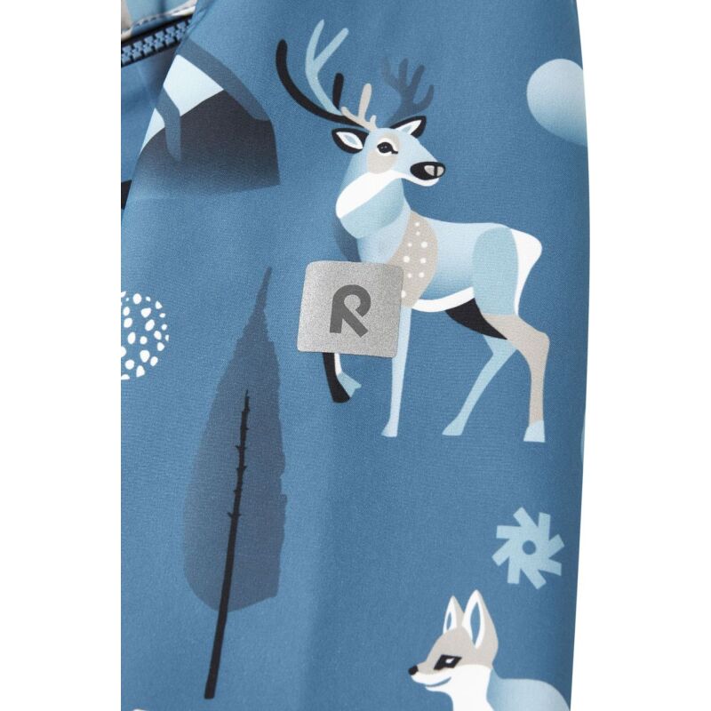 REIMA Toddlers' Softshell Overall Mjosa 5100006D Blue Ocean