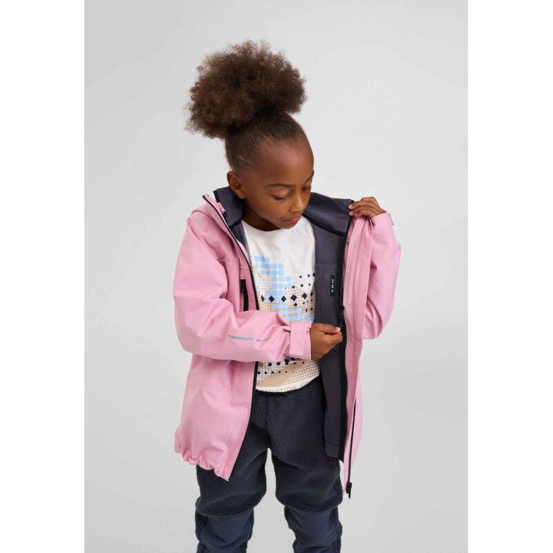 REIMA ReimaTec Waterproof Jacket Saarela 5100407A Grey Pink