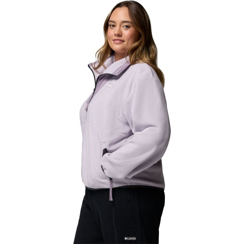 Columbia Sequoia Grove Full Zip Fleece Women's Lavender Pearl/Shale Purple