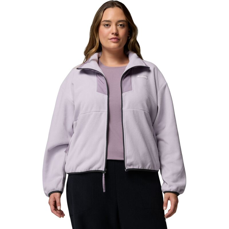 Columbia Sequoia Grove Full Zip Fleece Women's Lavender Pearl/Shale Purple