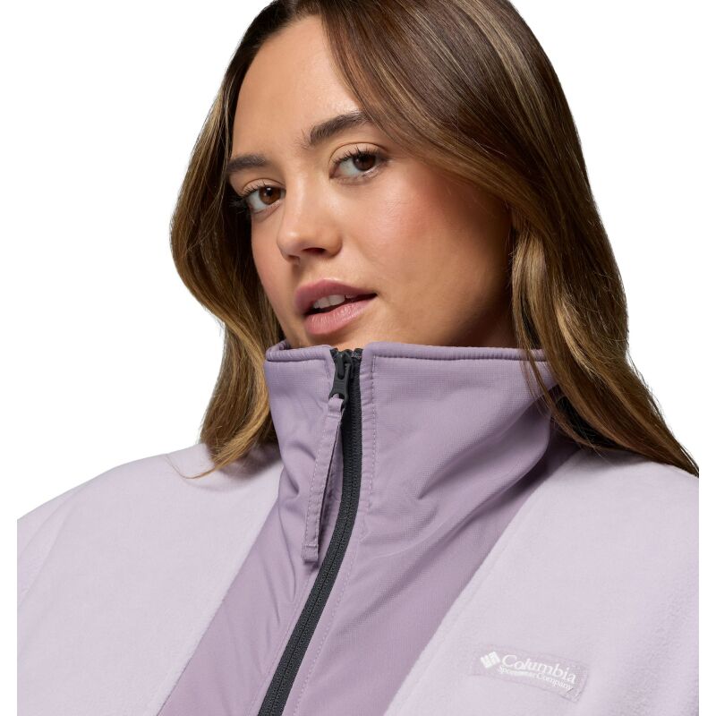 Columbia Sequoia Grove Full Zip Fleece Women's Lavender Pearl/Shale Purple