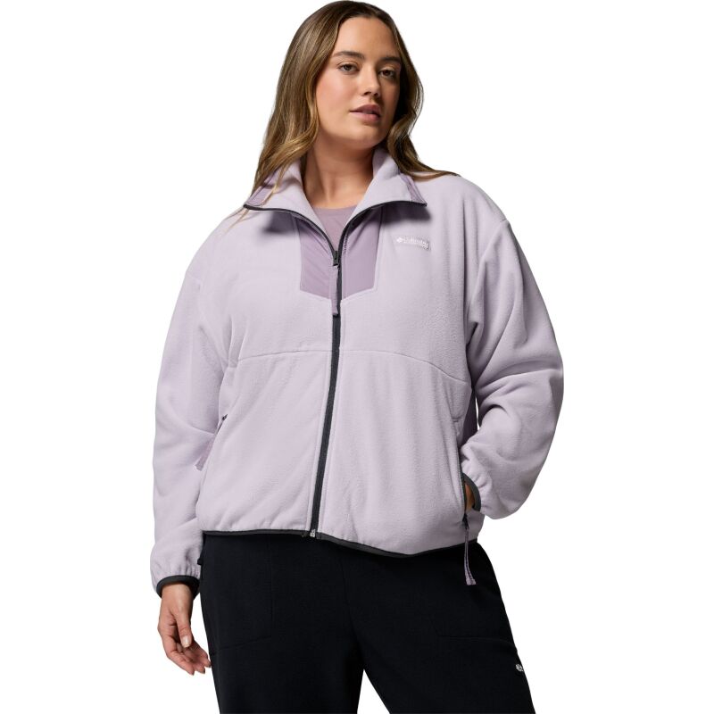 Columbia Sequoia Grove Full Zip Fleece Women's Lavender Pearl/Shale Purple