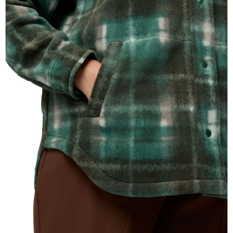 Columbia BENTON SPRINGS SHIRT JACKET II Rain Forest Omblur
