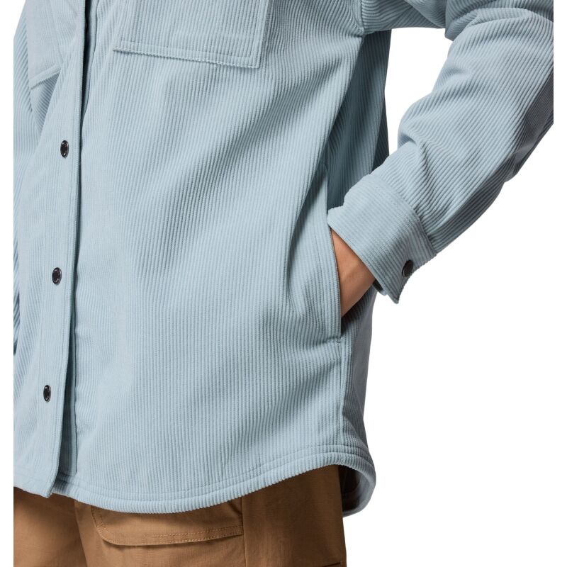 Columbia Blue Point Creek Corduroy Shirt Jacket Women's Crushed Blue