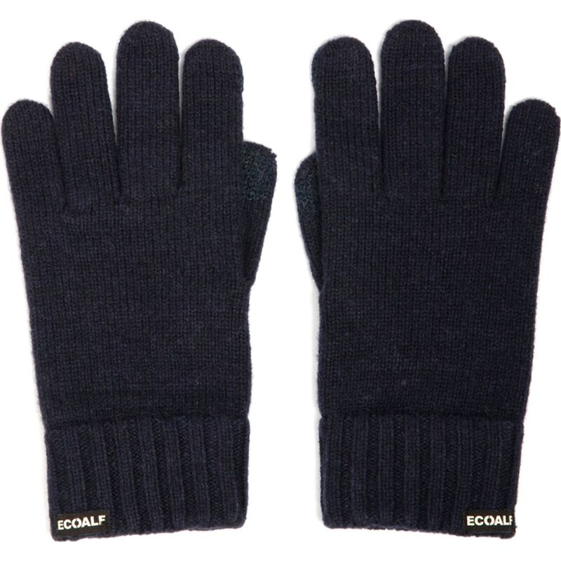 ECOALF Wool Gloves Deep Navy
