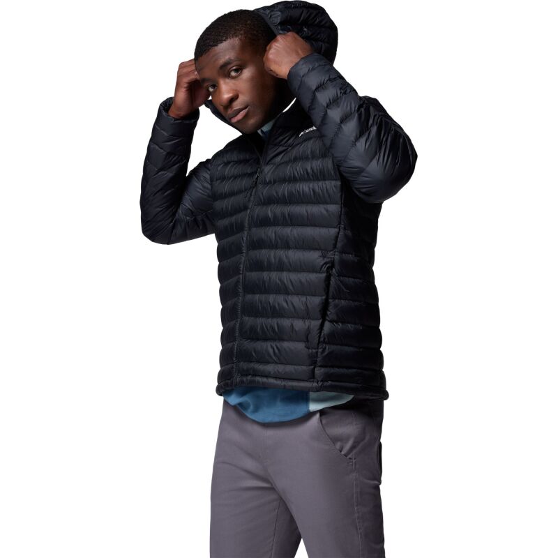 Columbia Corelite Down Hooded Jacket Men's Black