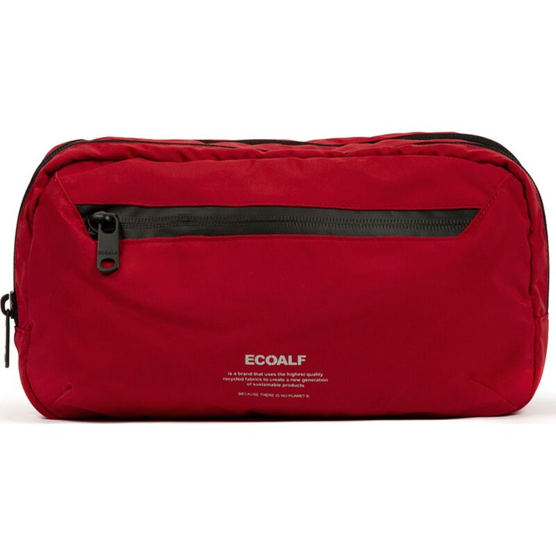 ECOALF Oslo Toiletry Dark Red