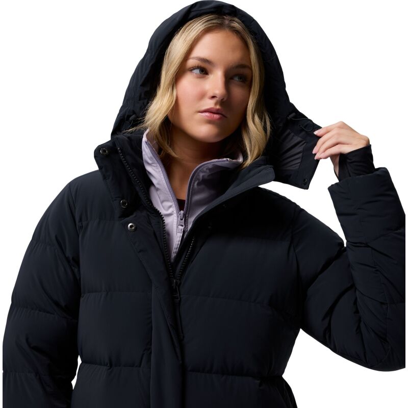 Columbia Amaze Puff Long Hooded Jacket Women's Black