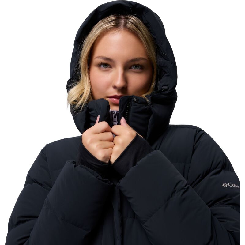 Columbia Amaze Puff Long Hooded Jacket Women's Black
