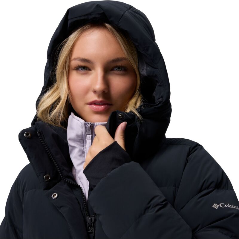 Columbia Amaze Puff Long Hooded Jacket Women's Black