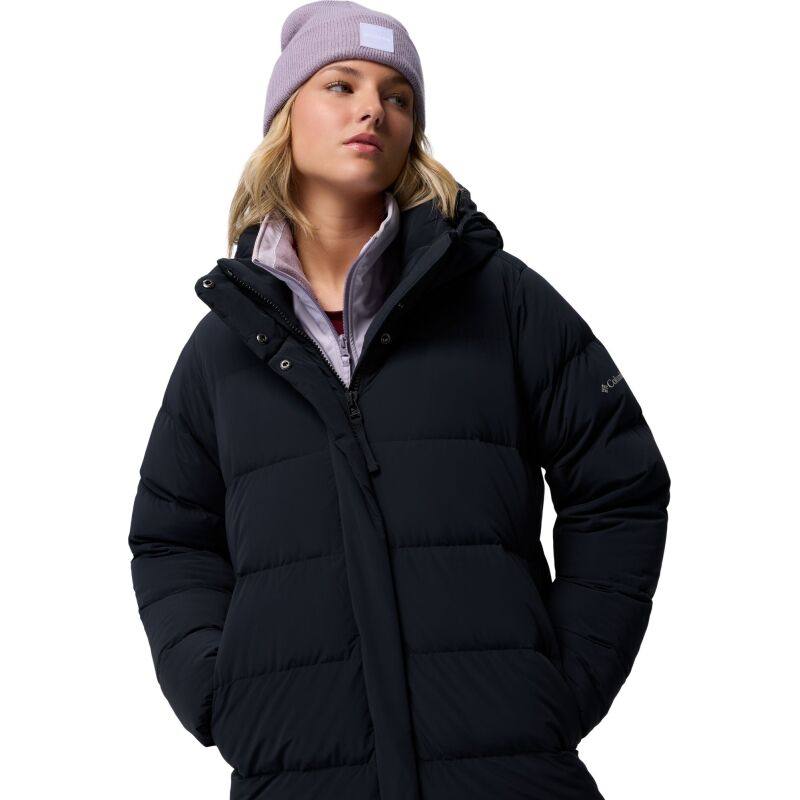 Columbia Amaze Puff Long Hooded Jacket Women's Black