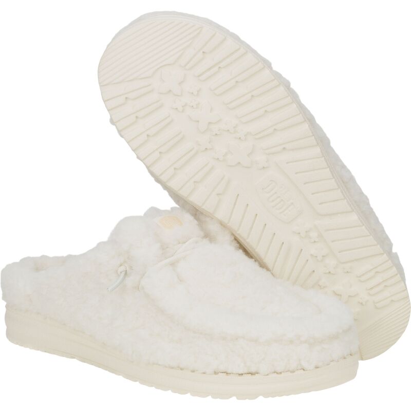 HEYDUDE Wendy Slipper Women's Egret