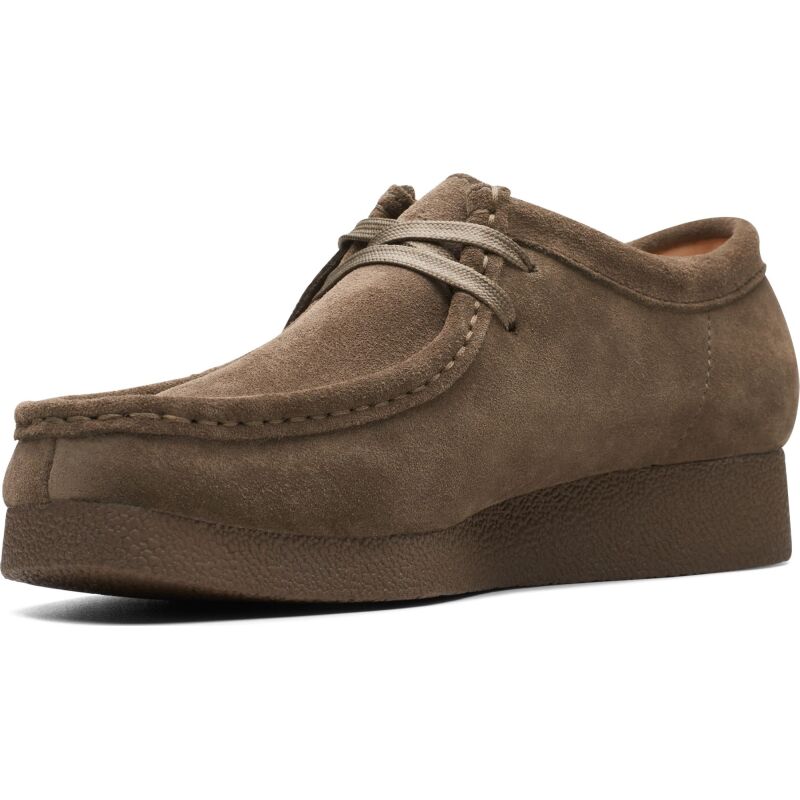 Clarks Wallabee EVO Shoe Women's 3227 Olive Suede