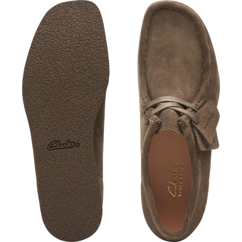 Clarks Wallabee EVO Shoe Women's 3227 Olive Suede