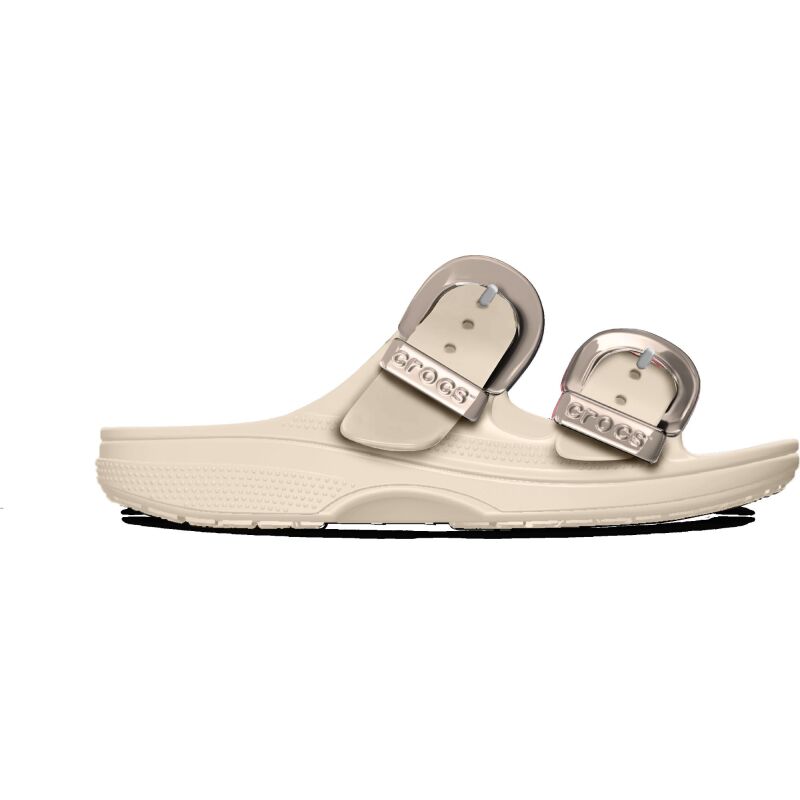 Crocs™ Saturday Enamel Buckle Sandal Women's Frappe