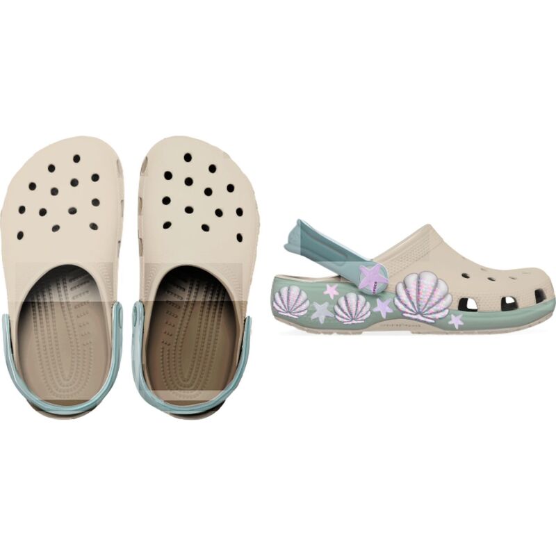 Crocs™ Classic Sea Sparkle Shaker Clog Kid's Frappe