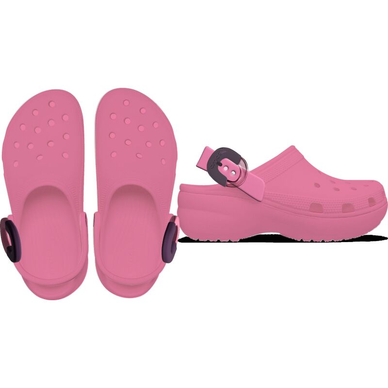 Crocs™ Classic Platform Buckle Clog Women's Pink Lemonade