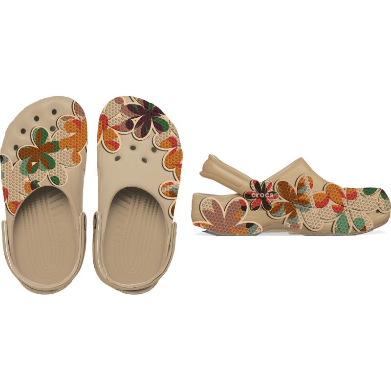 Crocs™ Classic Summer Beaded Clog Beige