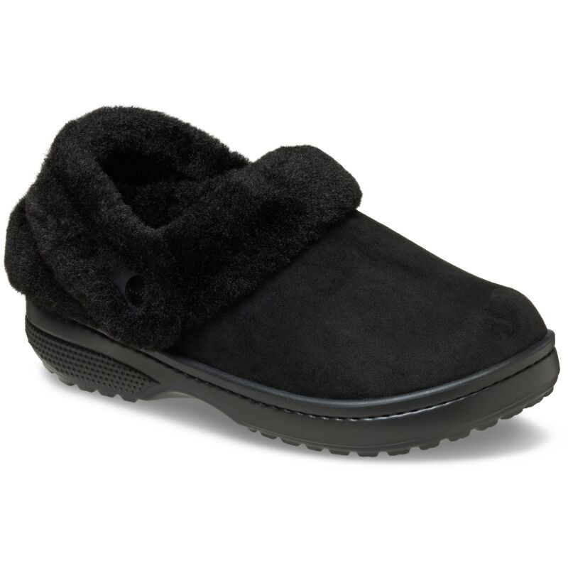 Crocs™ Classic Unfurgettable Vegan Sueded Clog Black