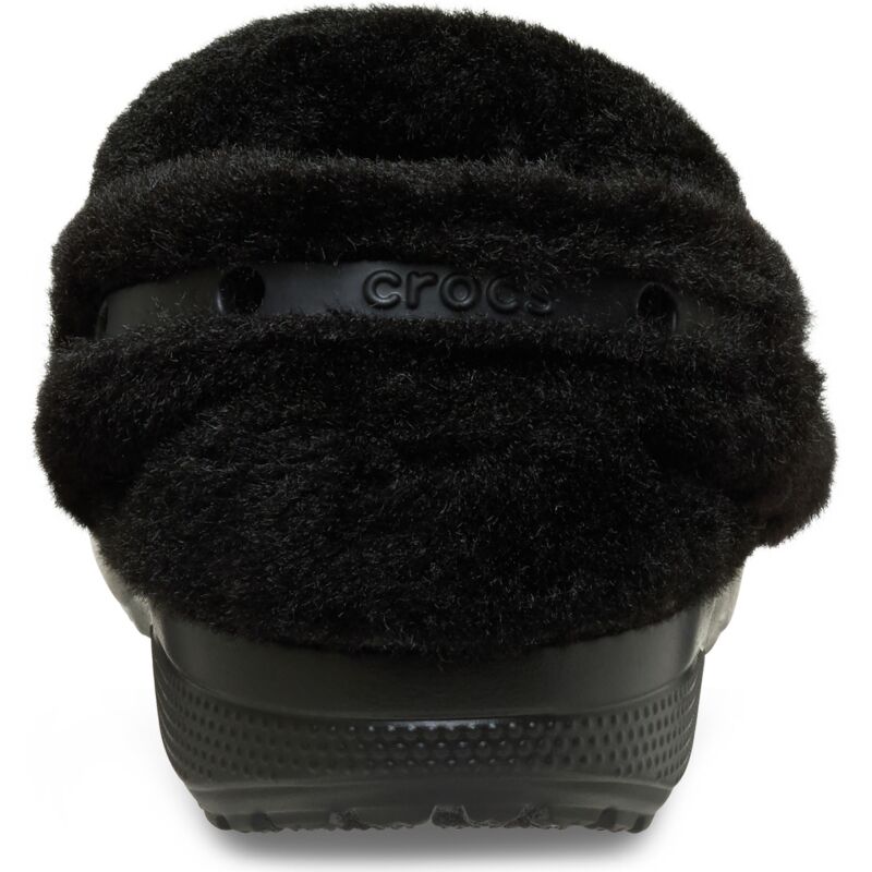 Crocs™ Classic Unfurgettable Vegan Sueded Clog Black