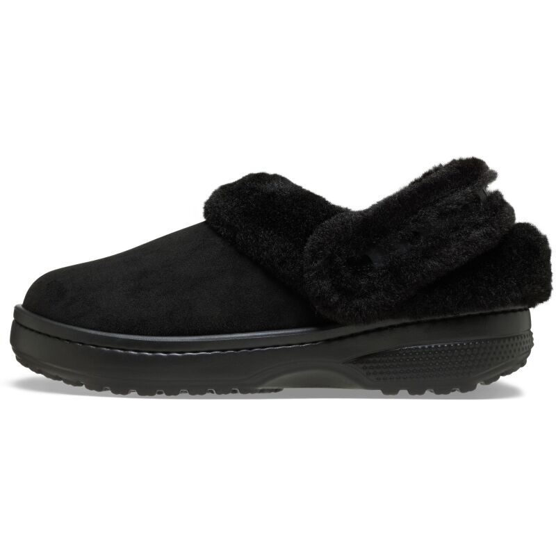 Crocs™ Classic Unfurgettable Sueded Clog Black