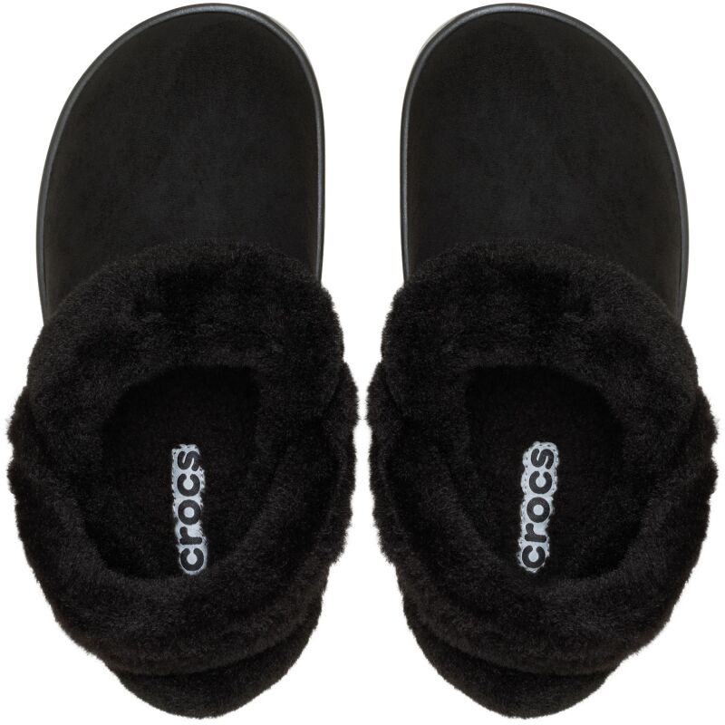 Crocs™ Classic Unfurgettable Sueded Clog Black