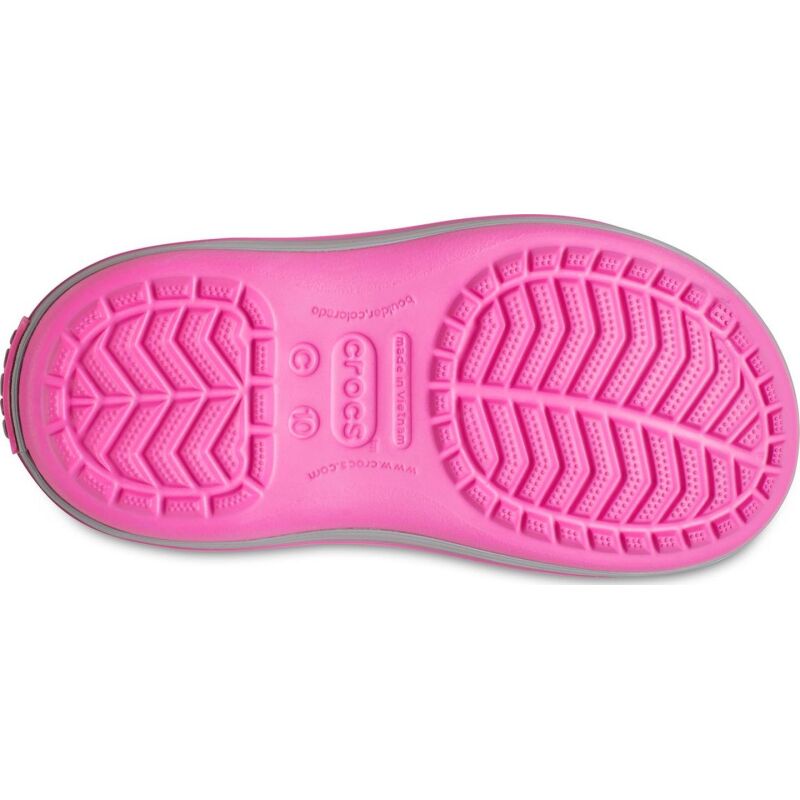 Crocs™ Winter Puff Boot Kids' Electric Pink/Light Grey
