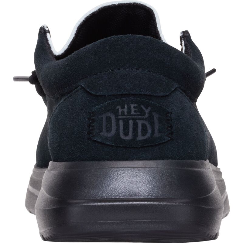 HEYDUDE Wally COMF Cow Men's Black/Cow