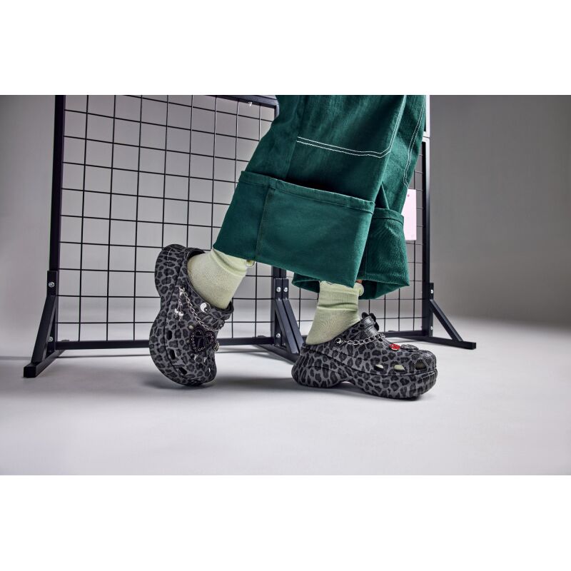 Crocs™ Bae Leopard Clog Women's Black/Leopard