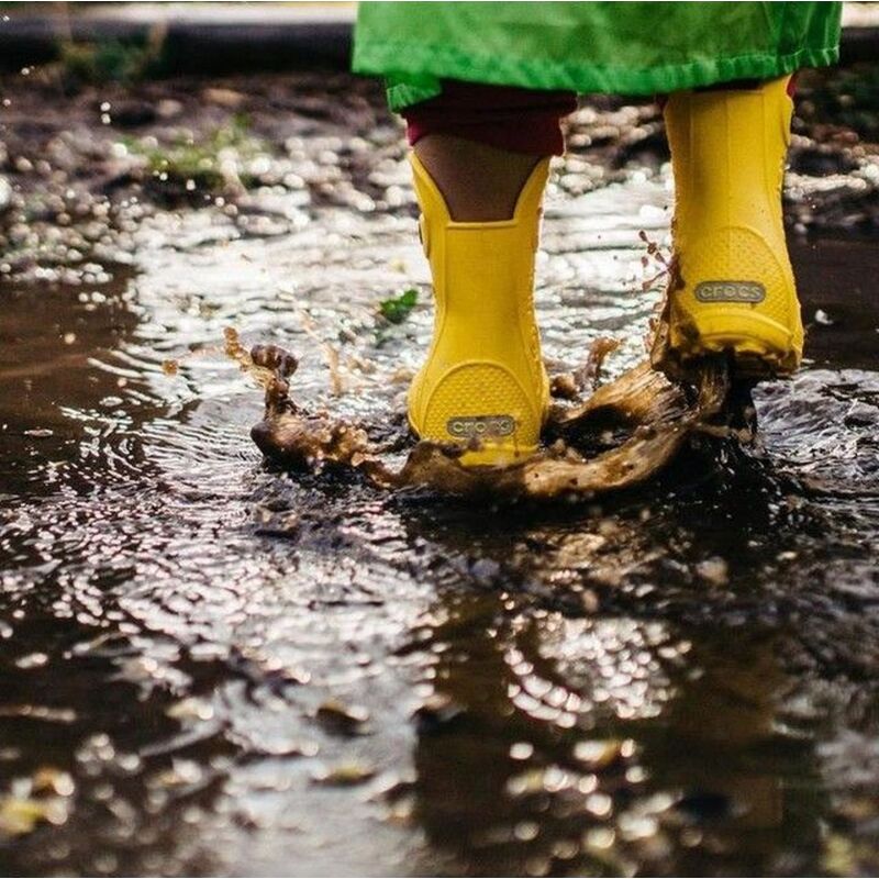 Crocs™ Kids' Handle It Rain Boot Yellow